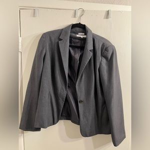 Calvin Klein blazer size 12 in gray